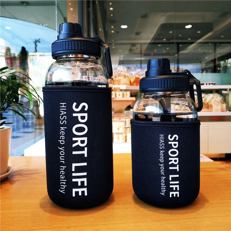 Bottiglia d'acqua portatile in - Outdoor Sport Glass Water Bottle recensione e prezzo