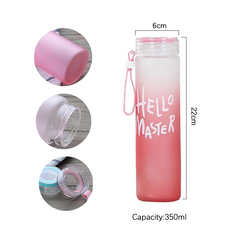 Bicchiere sportivo con lettere - Outdoor Sport Glass Water Bottle recensione e prezzo